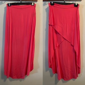 Peach High-Low skirt